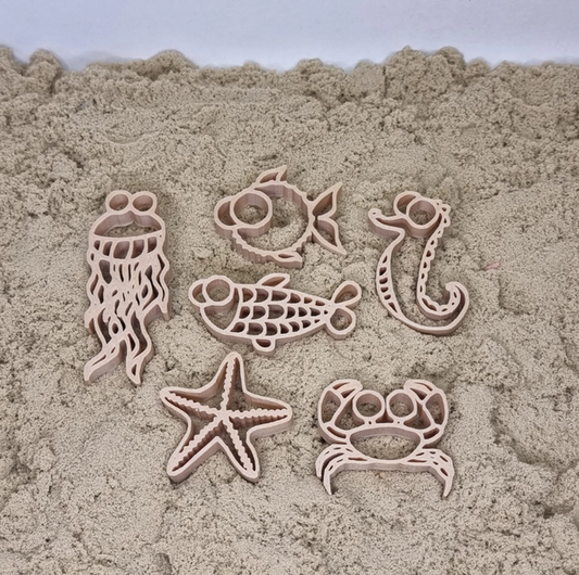 Grennn Emporte-pièces Animaux de mer - Jeux sensoriels