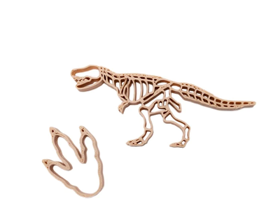 Grennn Emporte pièce Dino + patte - Jeux sensoriels