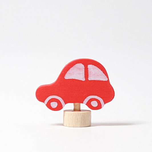 Grimm's Figurine en bois Voiture rouge