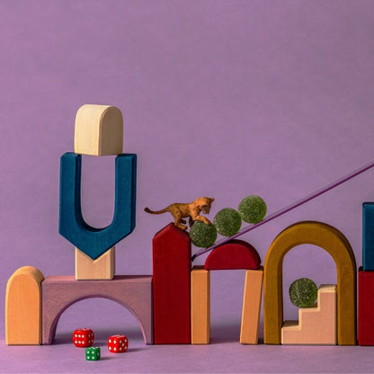 Grimm's Tiny Art Collection Set de Construction Panorama