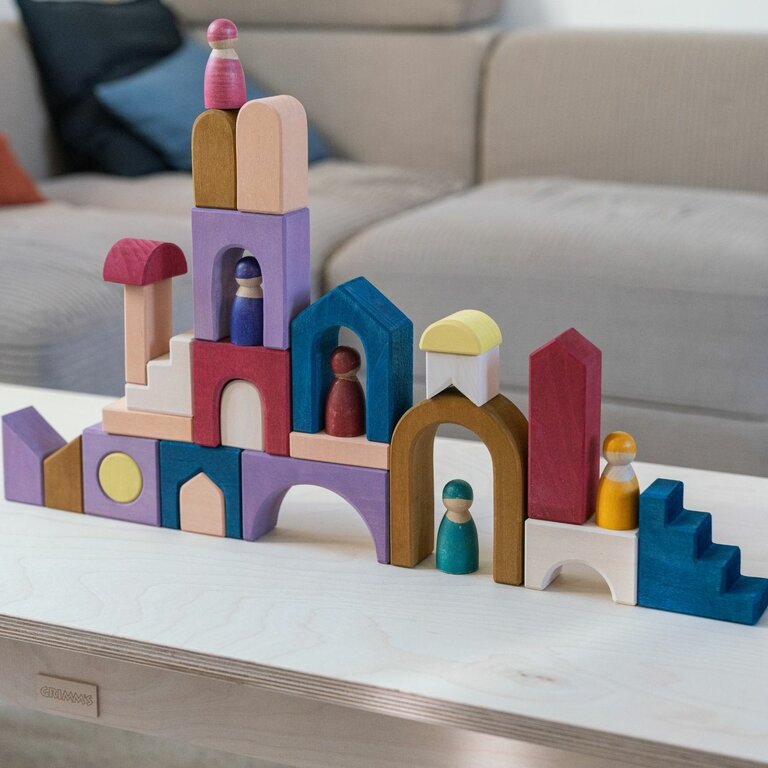 Grimm's Tiny Art Collection Set de Construction Panorama