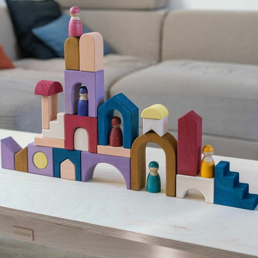 Grimm's Tiny Art Collection Set de Construction Panorama