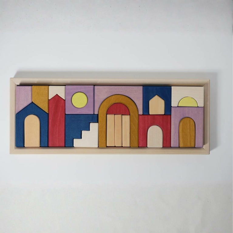 Grimm's Tiny Art Collection Set de Construction Panorama