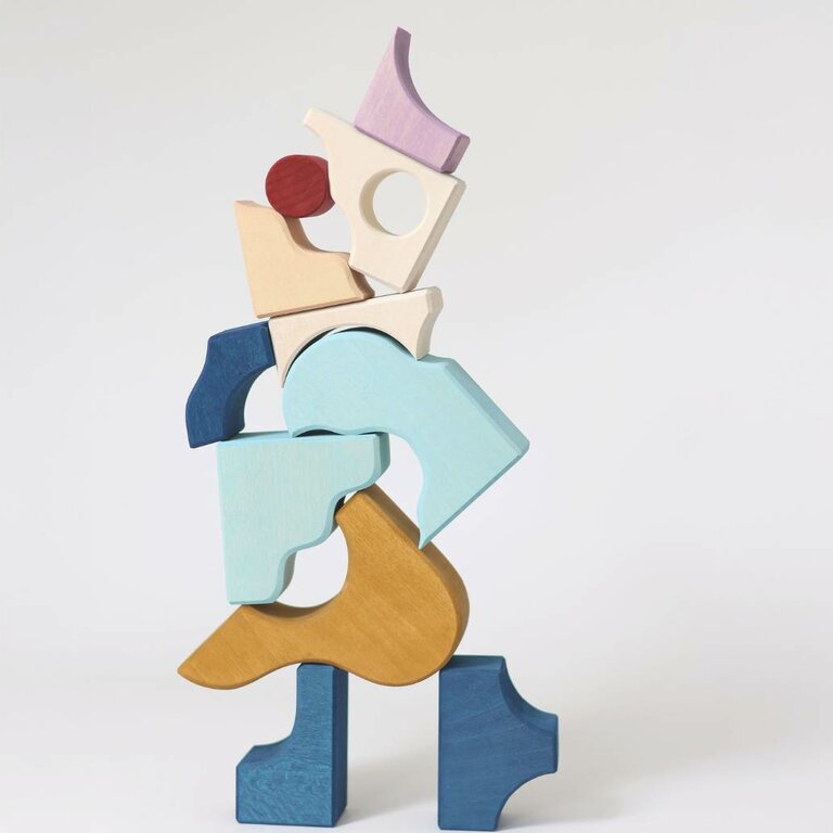 Grimm's Tiny Art Collection Set de Construction Wave
