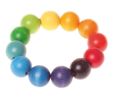 Hochet Anneau Perles arc-en-ciel GRIMM's