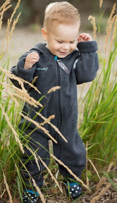 Combinaison Hoppediz Anthracite-Turquoise
