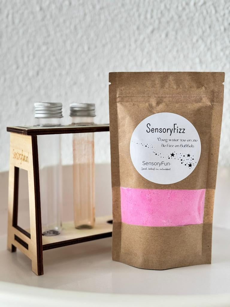 SensoryFizz Jeu de potions magique Support pour 3 tubes