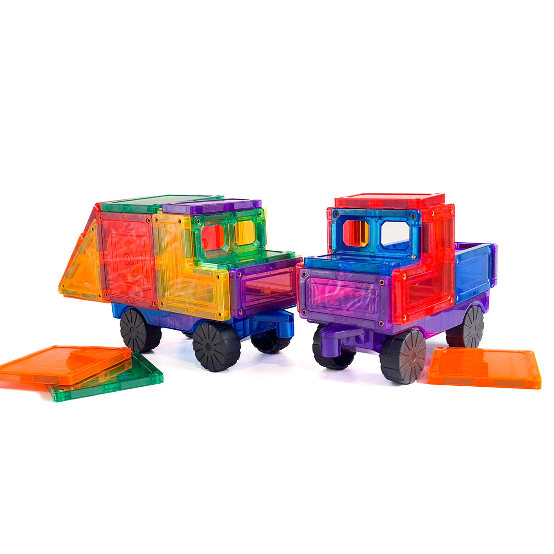 Pack d'extension Voitures Jeu magnétique Learn & Grow Toys - 28 pièces