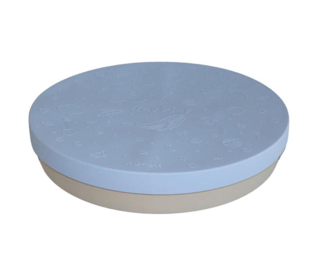 Jellystone TrayPlay Plateau de jeu sensoriel - Bleu clair