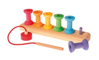 Jeu de bobines en bois à enfiler GRIMM's