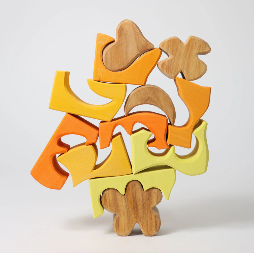 Jeu de construction puzzle Formes jaunes Grimm's