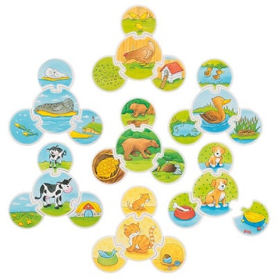 Jeu de puzzle animaux Goki