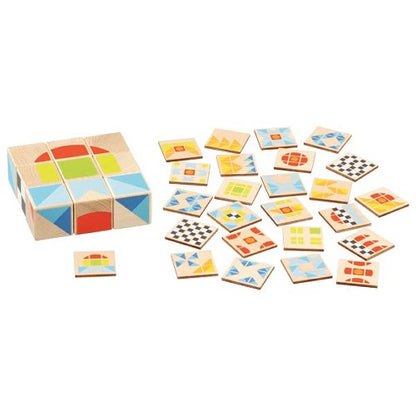 Jeu de puzzle - Combinaisons de formes et de couleurs GOKI