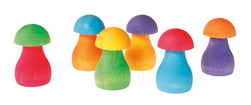 Jeu de tri Champignons arc-en-ciel Grimm's