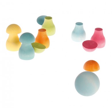 Jeu de tri champignons pastel Grimm's