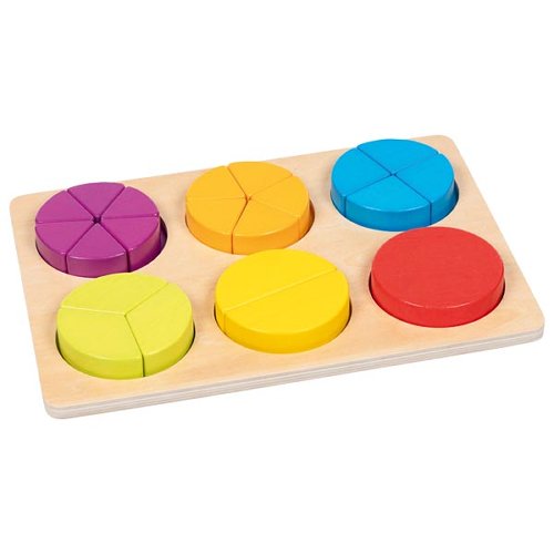 Jeu éducatif en bois - Les Fractions - Goki
