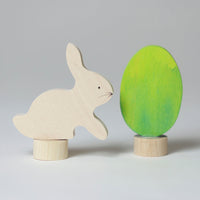 Grimm's Figurines Pâques Batik Vert - Lot de 2
