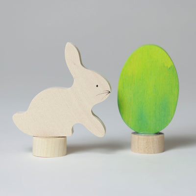 Grimm's Figurines Pâques Batik Vert - Lot de 2