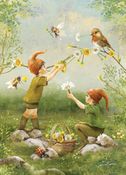 Carte Postale Birds and Bees
