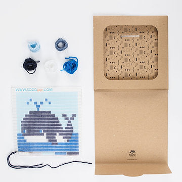 Kit de broderie Baleine Sozo