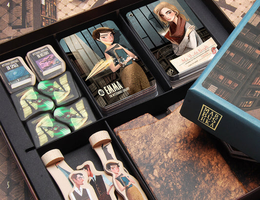 La librairie mysterieux - The mysterious library Jeu de société Marbushka