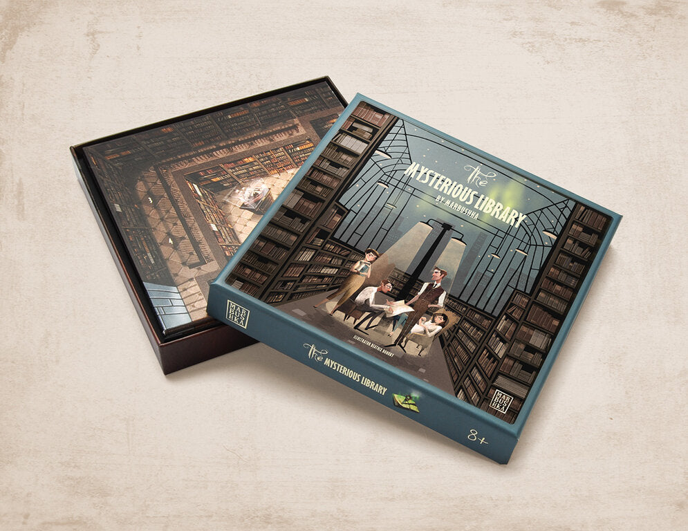 La librairie mysterieux - The mysterious library Jeu de société Marbushka
