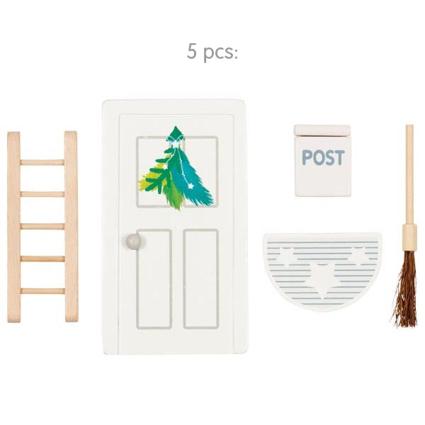 La porte du lutin GOKI 1 porte + 4 accessoires