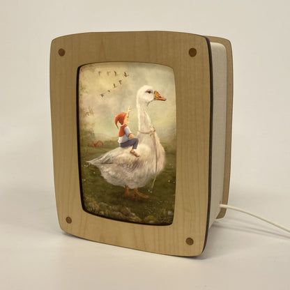 Lampe en bois pour Carte Postale - Bois d'érable
