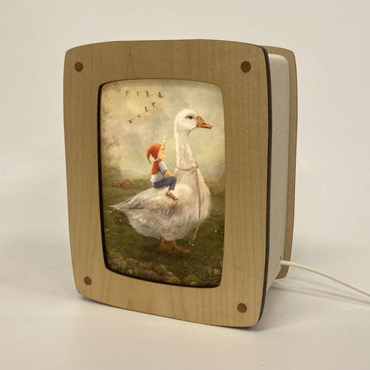 Lampe en bois pour Carte Postale - Bois d'érable