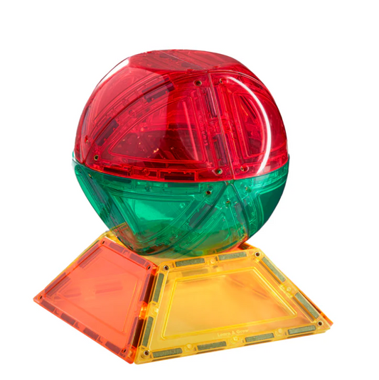 Learn & Grow Jeu magnétique Dome pack arc-en-ciel - 18 pièces