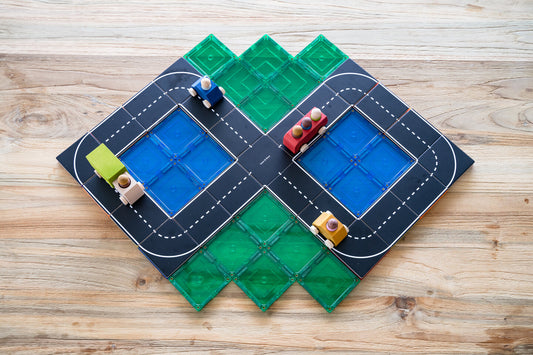 Learn & Grow Toys Toppers - La route - 40 pièces Magnétiques