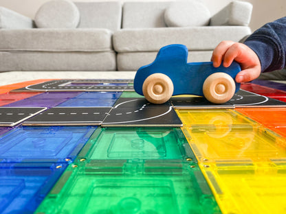 Learn & Grow Toys Toppers - La route - 40 pièces Magnétiques