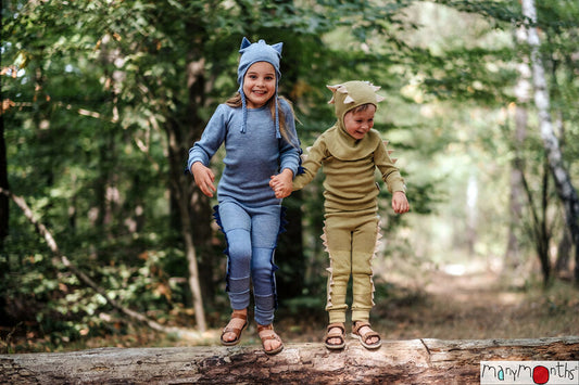 MANYMONTHS Leggings Dino en laine avec genouillères - coloris 2022