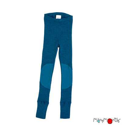 MANYMONTHS Leggings unisexe avec genouillères en laine - divers coloris