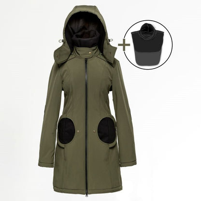 Liliputi Mamacoat manteau de portage et grossesse 4 en 1 Forest Green