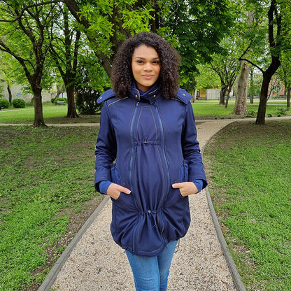 Liliputi Mamacoat manteau de portage et grossesse 4 en 1 Neptune