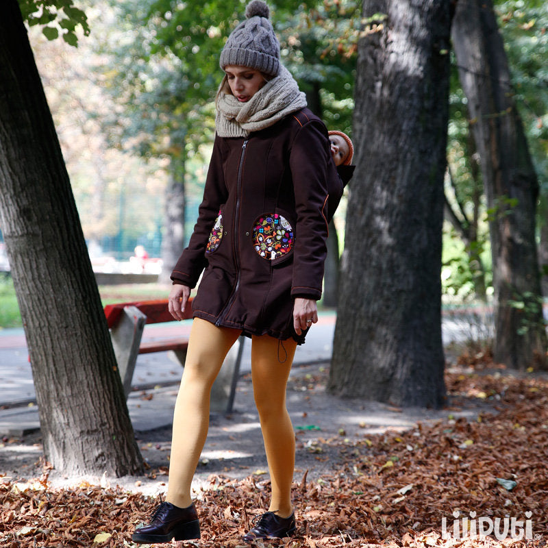 Liliputi Mamacoat manteau de portage et grossesse 4 en 1 Folk Tale