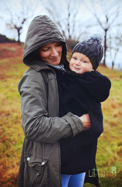 Little Frog couverture de portage noire