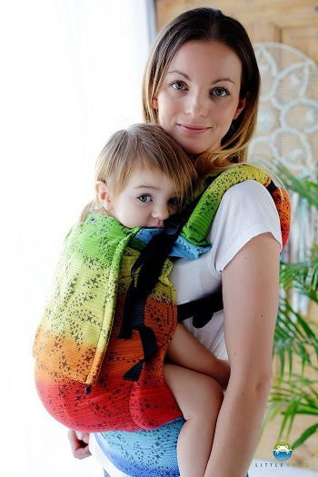 Little Frog Porte-bébé Toddler Black Arcoiris