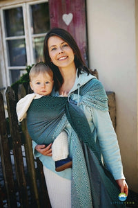 Little Frog RingSling Jacquard Evergreen Cube