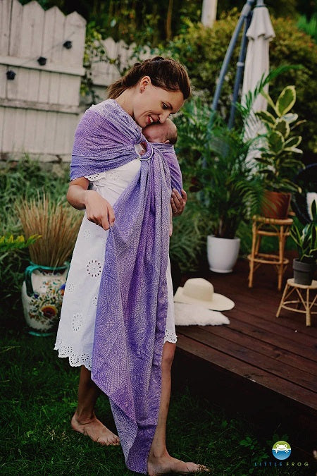 Little Frog RingSling Lilac Wildness