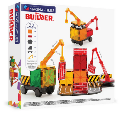 Magna Tiles Jeu magnétique - Construction Lot de 32 pièces