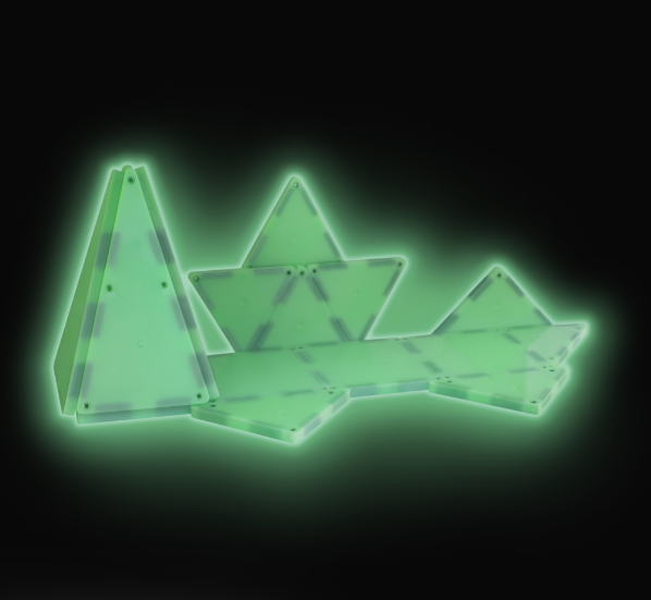 Magna-Tiles Jeu magnétique Glow in the dark