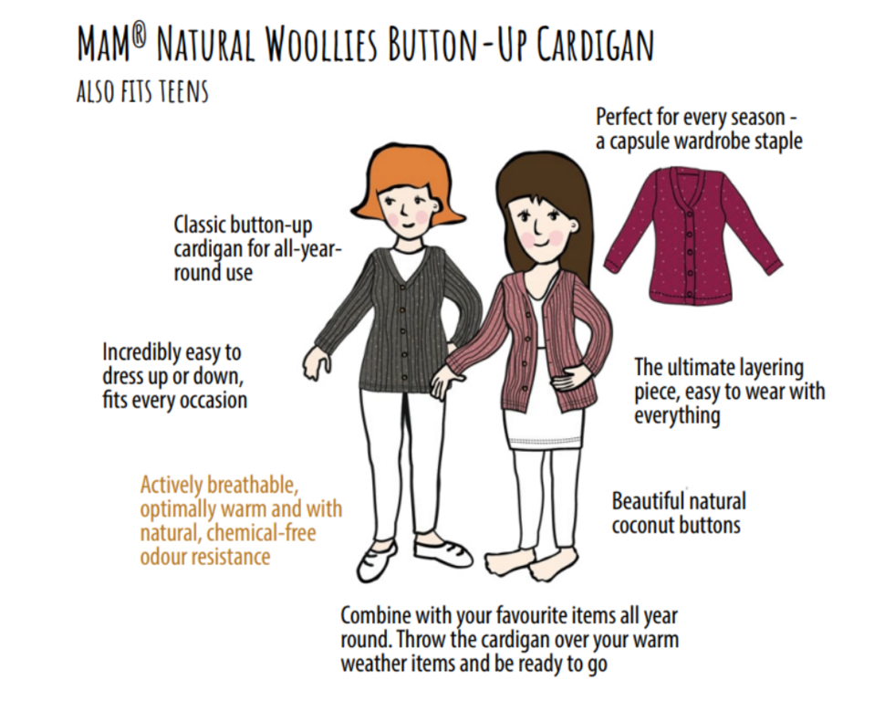 MaM Cardigan femme en laine - coloris 2023