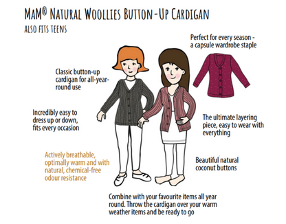 MaM Cardigan femme en laine - coloris 2023