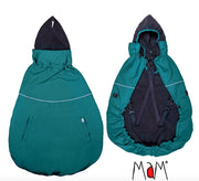 MaM Deluxe Flex Couverture de portage réversible Ocean Wave-Black