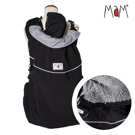 MaM Deluxe Flex Couverture de portage réversible Black - Rock grey