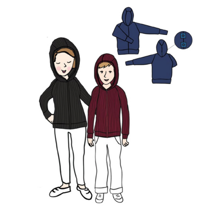 MaM Gilet zip à capuche en laine - coloris 2025