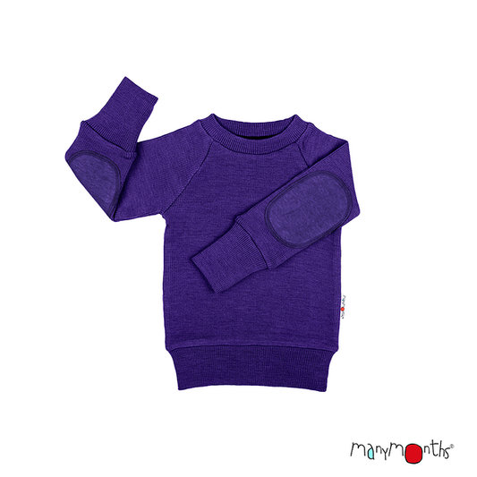 MANYMONTHS Pull en laine avec coudière coloris 2024