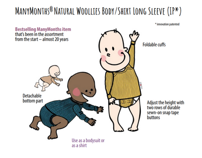 MANYMONTHS Body - Shirt évolutif manches longues - Coloris 2023